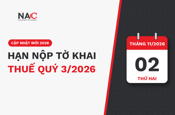 hạn nộp tờ khai quý 3